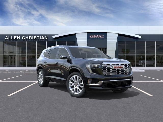 2026 GMC Acadia Denali in Ebony Twilight Metallic — front three-quarter view