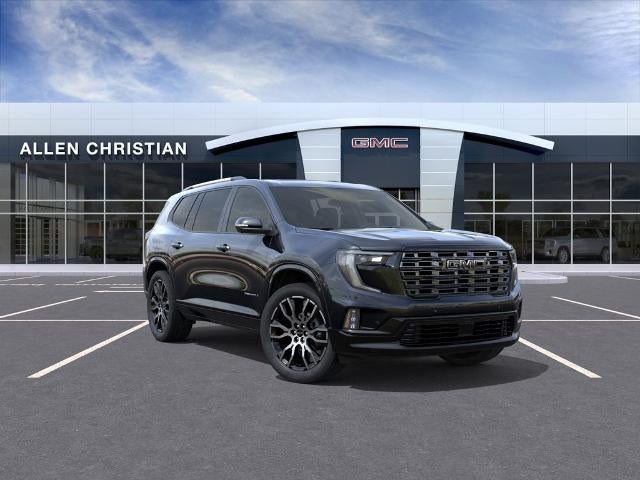 2026 GMC Acadia Denali Ultimate in Ebony Twilight Metallic — front three-quarter view
