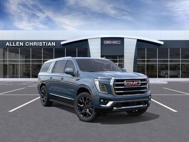 2026 GMC Yukon XL Elevation in Downpour Metallic — front three-quarter view