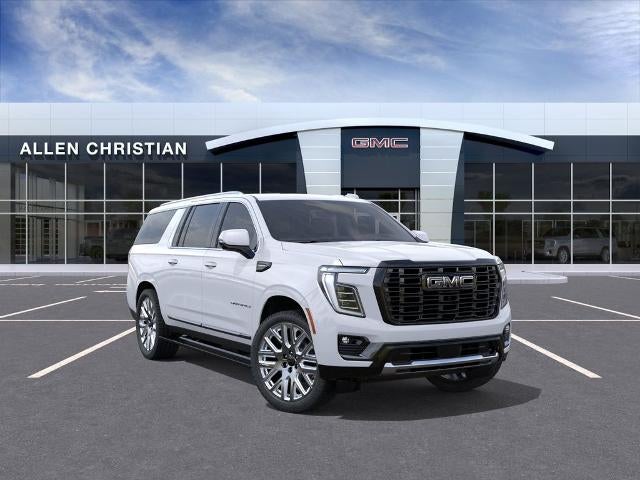 2026 GMC Yukon XL Denali Ultimate in Glacier White Tricoat — front three-quarter view