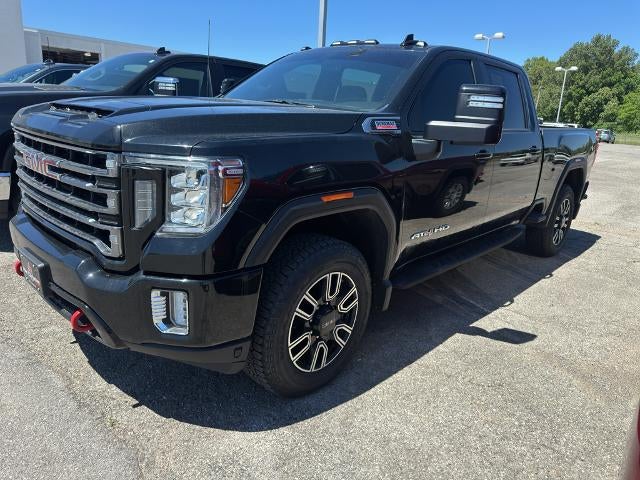 2023 GMC Sierra 2500 HD AT4 in Onyx Black — front three-quarter view