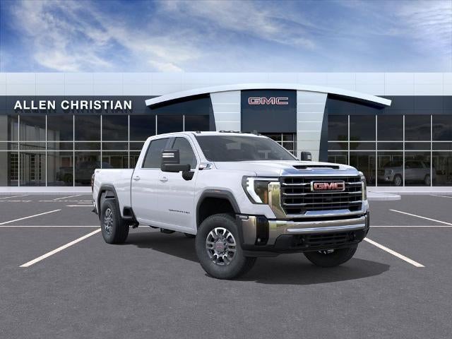 2026 GMC Sierra 2500 HD SLE in Summit White — front three-quarter view