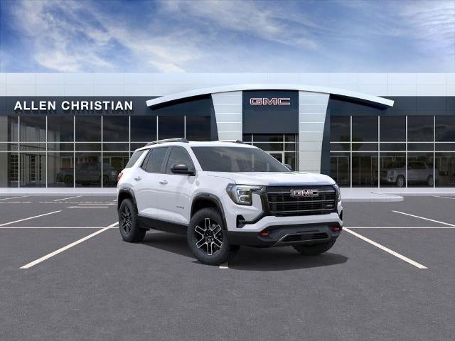 2026 GMC Terrain AT4 in Summit White — front three-quarter view