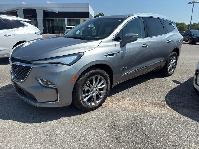 2023 Buick Enclave Avenir in Moonstone Gray Metallic — front three-quarter view